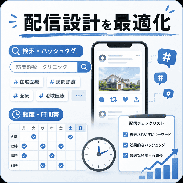 ハッシュタグ、検索性、投稿頻度、配信時間帯を最適化するX運用の設計図