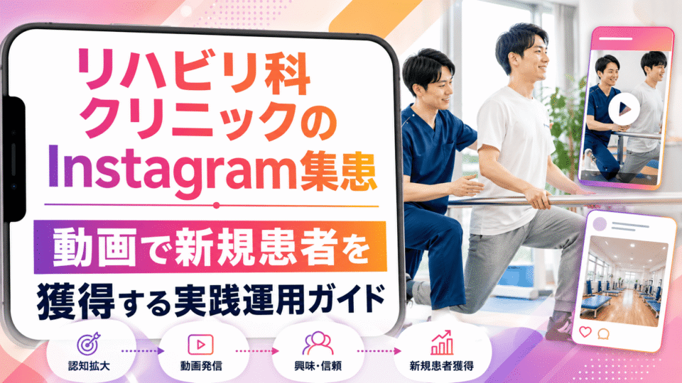リウマチ・膠原病科のInstagram集患で患者会連携や難病ペルソナ戦略を解説する医療マーケティング画像