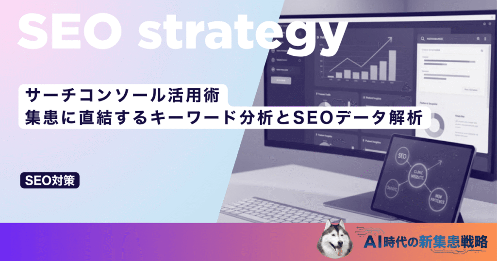 サーチコンソール活用術｜集患に直結するキーワード分析とSEOデータ解析
