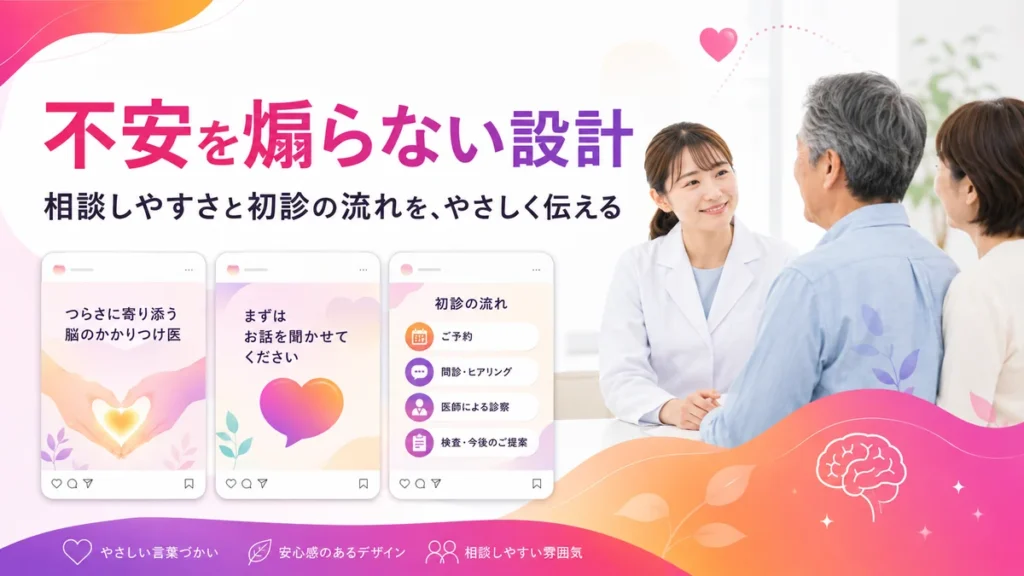 不安を煽らず相談しやすさを伝える広告クリエイティブ設計