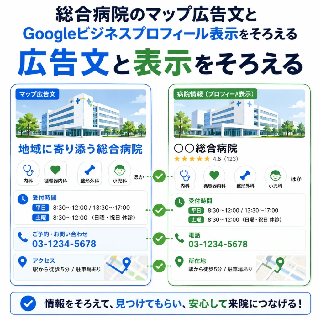 ネスプロフィール表示を一致させる重要性を示すイラスト