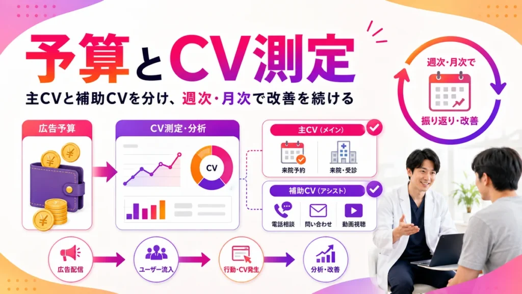 広告予算とCV測定を分けて改善する方法