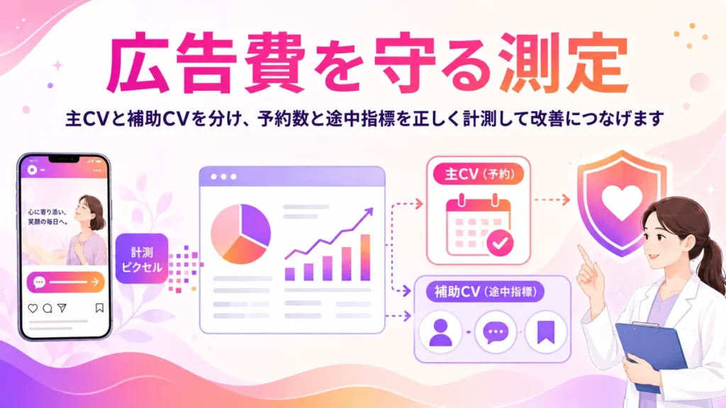 主CVと補助CVを分けて広告費を守る測定設計