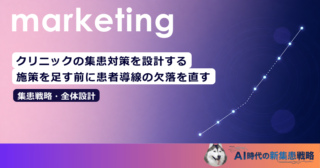 クリニックの集患対策を設計する｜施策を足す前に患者導線の欠落を直す