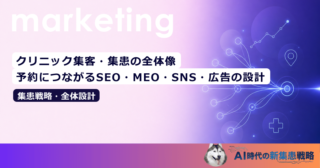 クリニック集客・集患の全体像｜予約につながるSEO・MEO・SNS・広告の設計