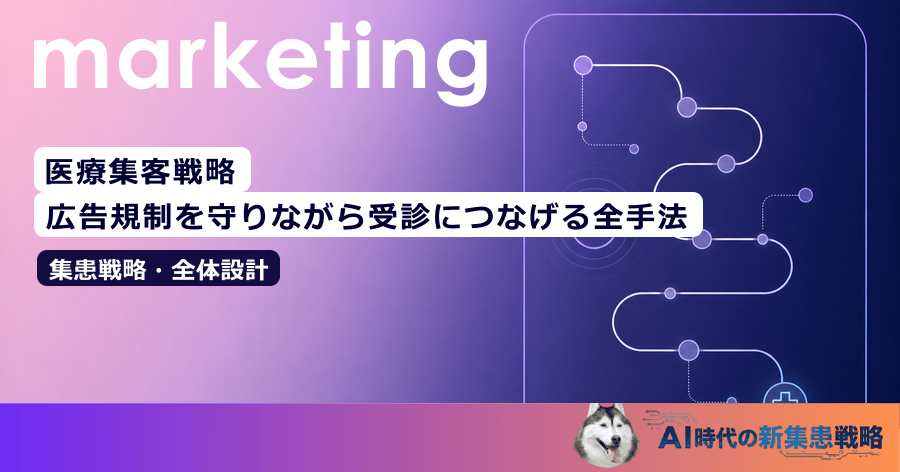 医療集客戦略｜広告規制を守りながら受診につなげる全手法